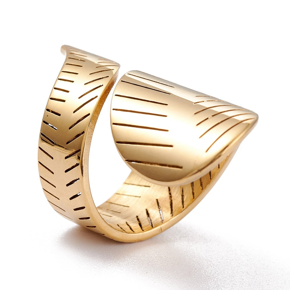 Gold Leaf Statement Ring